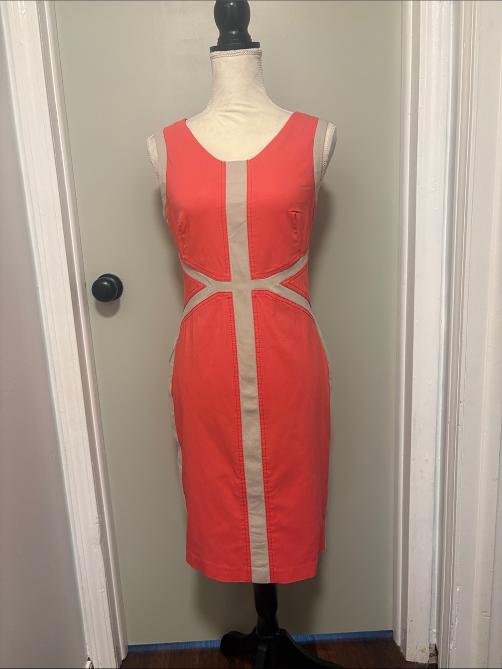 Renuar color block dress. Size 6